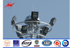 China Outdoor folding power pole  High Mast Pole with lifting system supplier
