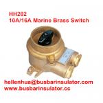 10A/16A marine copper brass HH202 1133/2 electrical connectors switch IP56 for sale