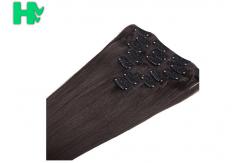 China Long Synthetic Clip In Hair Extensions supplier