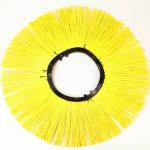 Factory Direct Sales Yellow Plastic Snow SGS Road Sweeper Brush For Road Cleaning for sale