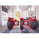 RFID Barcode Facial Recognition Flap Barrier Gate Pedestrian Access Control System