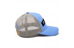 China 2 Eyelets Cotton/Polyester/Custom Fabric Trucker Cap With 3D Embroidery Logo supplier