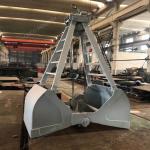 3m³ Steel Clamshell Mechanical Grab Bucket Q 345B Double Rope Connection for sale