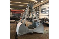 China 3m³ Steel Clamshell Mechanical Grab Bucket Q 345B Double Rope Connection supplier