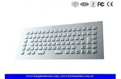 China Rugged Panel Mount Stainless Steel  Keyboard with 12 Function Keys , CE / FCC supplier