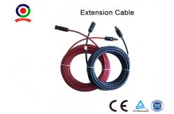 China Excellent Flexibility 6mm Solar Panel Cable High Electrical Conductivity With  Connector supplier