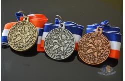 China Round Custom Design UIL Metal Award Medals Blank Medallion With 3D Effect supplier