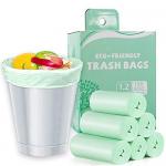AS4736 Compostable Bin Liners Grocery Bags Square Drawstring