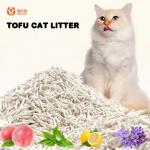 Tofu Sand Litter Biodegradable Clumping Flushable Least Smelly Cat Litter for sale