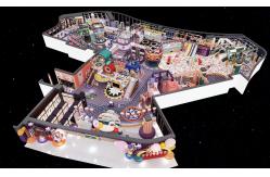China Attractive Indoor Soft Playground Equipment Naughty Castle Paradise For Game Center supplier
