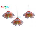 6.6FT Giant Inflatable Flower With Led Lights Inflatable Flower For Park