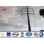 Octagonal Steel Electric Utility Pole For 132kv Electrical Distribution Line for sale