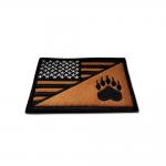 Full Embroidered Hat Patches Polyester Threads Material For Military for sale