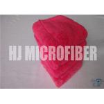 Red Rose Cleaning Microfiber Cloths With 88% High Water - Absorption Rate 26X36cm
