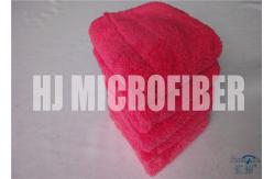 China Red Rose Cleaning Microfiber Cloths With 88% High Water - Absorption Rate 26X36cm supplier