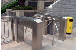 China LED Indicate Access Control Tripod Turnstile Gate / CE Waist Height Turnstiles supplier