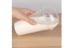 China Compostable Plastic Cups With Lids Transparent Disposable Sippy Cold Cups PLA PET Clear supplier