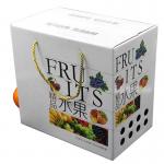 CMYK 4 Color Offset Printing Custom Cardboard Box for Banana Apple Peach Packaging for sale