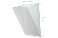 China Plastic Cellophane LDPE HDPE Side Gusset Bags Resealable Clear Flat supplier