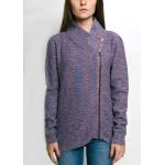 Zipper Front Knit Cardigan Sweater Spring Daily Wear Easy To Pair Pants