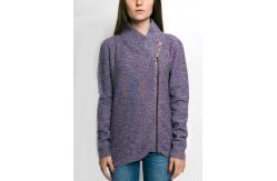 China Zipper Front Knit Cardigan Sweater Spring Daily Wear Easy To Pair Pants supplier