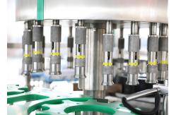 China Rotary / Linear Hot Melt Glue Labeling Machine For Liquid Beverage Packaging Line supplier