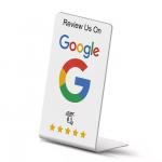 Customizable Google Review Stand NFC Table Stand Display 13.56MHz for sale