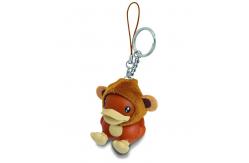 China Durable Anime Figure 3d Plastic Mini Duck Keychains PVC Rubber Material OEM supplier
