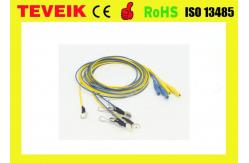 China Pure Silver Ear Clip Eeg Cup Electrodes , DIN1.5 Socket Disposable Eeg Electrodes supplier