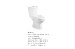 China Dual Flush Portable 3L 6L Two Piece Toilets Sanitary Ware Square Shape supplier