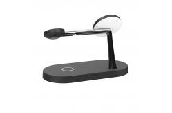 China ROSH Zinc Alloy 4 In 1 Charging Dock Multifunctional Fast Wireless Charging Station supplier
