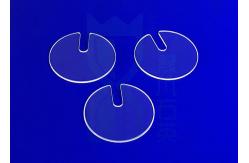 China 1200C Polished Quartz Glass Disc SIO2 Precision Machining supplier