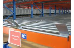 China First In First Out Racking System , Gravity Flow Rack In Warehouse Optional Dimension supplier