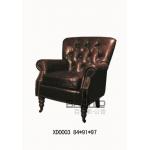 British Europe style leather single sofa furniture,#XD0003 for sale