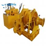 1-75ton Marine Hydraulic Winching Machine with Customized Rope Capacity for sale