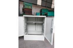 China Polyester Fiber Optics Distribution Box Enclosure With Double Door Free Standing supplier