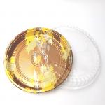 Disposable PS Plastic Sushi Tray With Transparent Lid for sale
