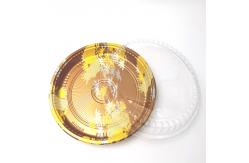 China Disposable PS Plastic Sushi Tray With Transparent Lid supplier
