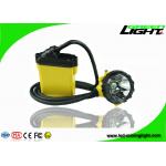 Waterproof 348lum 10.4Ah Corded Mining Cap Lamp 25000lux For Miners for sale
