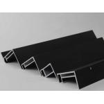 Black Anodized Solar Panel Aluminum Frame / Aluminium Ground Mounted Solar Panel Frames for sale