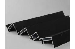 China Black Anodized Solar Panel Aluminum Frame / Aluminium Ground Mounted Solar Panel Frames supplier