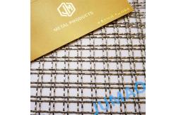 China Customized Round Wire Architectural Mesh For Facade Wall Screening supplier