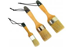 China Furniture And DIY Projects Wax Paint Brush With Natural Bristles supplier