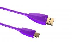 China Customizable Purple Usb 3.1 To Lightning Cable 1m For Iphone Ipad supplier
