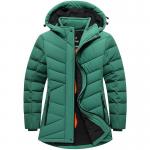 Stay Warm with Waterproof Woman Winter Coat featuring Self-heating Lining and Long Sleeves for sale