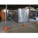 Secure Reusable Plastic Feet Movable Temporary Fence For Construction Sites for sale