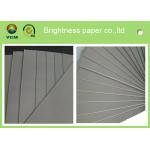 Recycled Paper  Grey Chipboard Paper Sheet / Roll for book binding Good Stiffness for sale