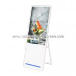 Movable 43 Inch LCD Advertising Video Player With Casters for sale