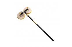 China Double Head Solar Panel Cleaning Rotating Brush Tool With Telescopic Handle supplier