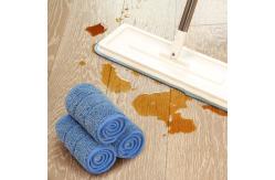 China Professional microfiber wet mop heads Machine Washable Long Lasting Reusable Microfiber Mop Pads supplier